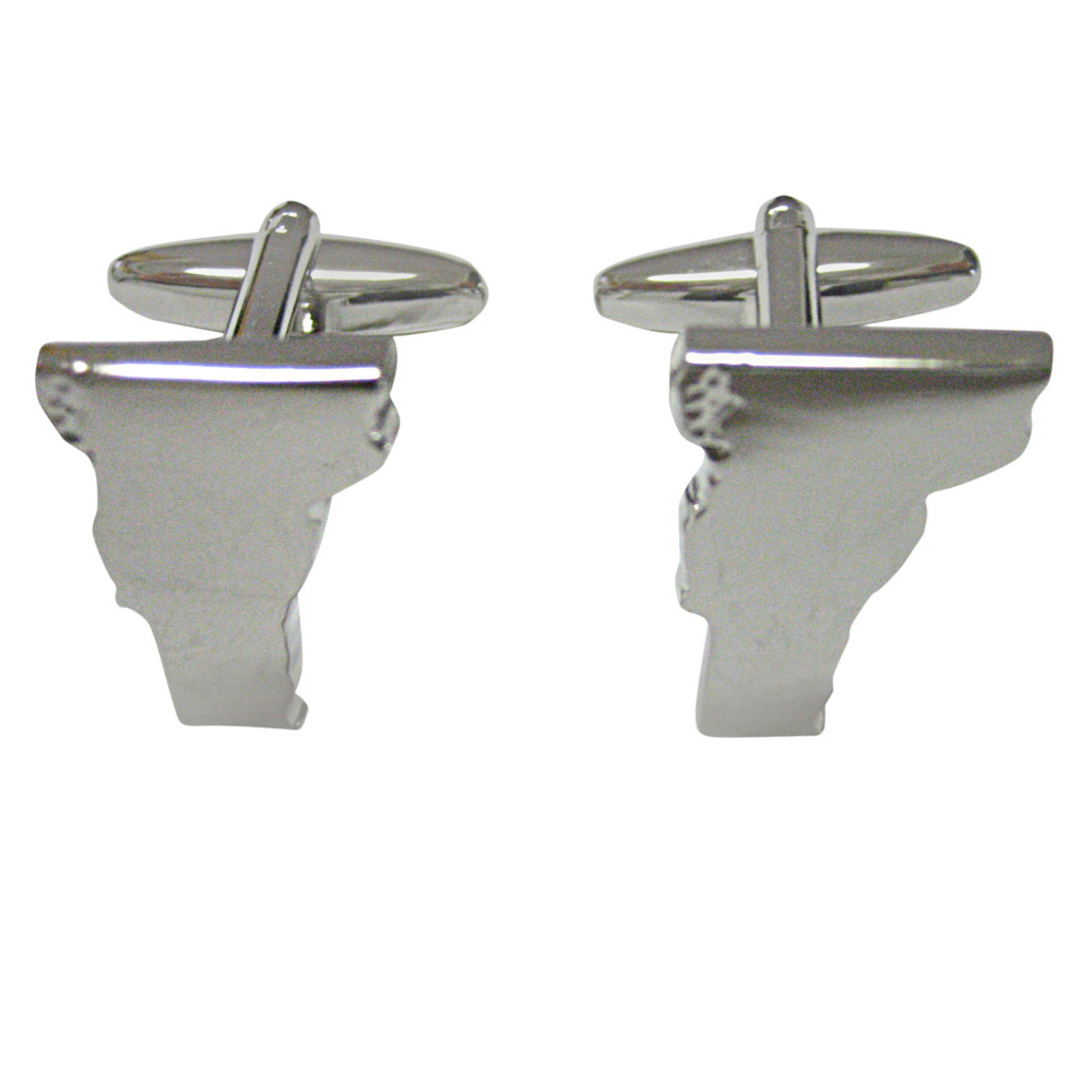 Vermont State Map Shape Cufflinks - image 1